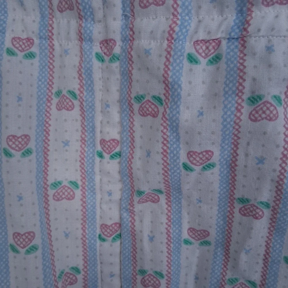 Vintage 90s Y2k Daisy Kingdom Baby Blanket Quilt Bunnies Cottagecore Pastel